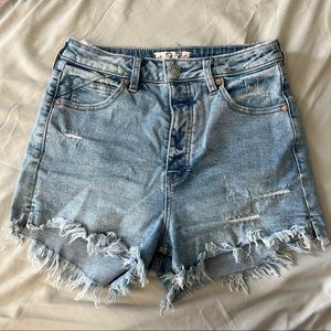 Free People CRVY Vintage High-Rise Shorts